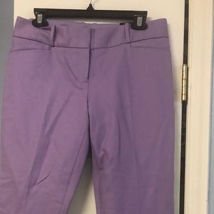 The Limited NWT lavender stretch cropped pants